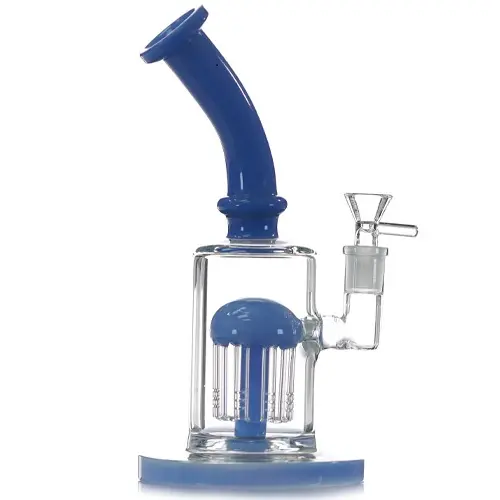Glass W.P. With 10 arms (8111) 9.5" Blue