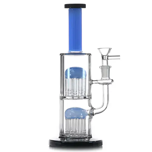 Glass W.P. Double Stage Arms (8106) 10.5" Blue