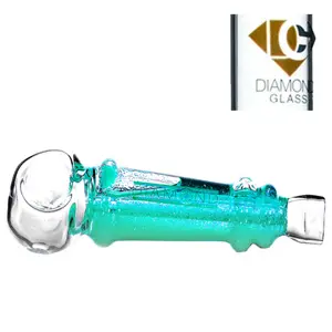 Diamond Glass Glass with Liquid (7627) 4.5" Teal