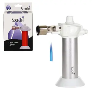 Scorch Torch Lighter Heavy Duty 5.25" (61505) Silver