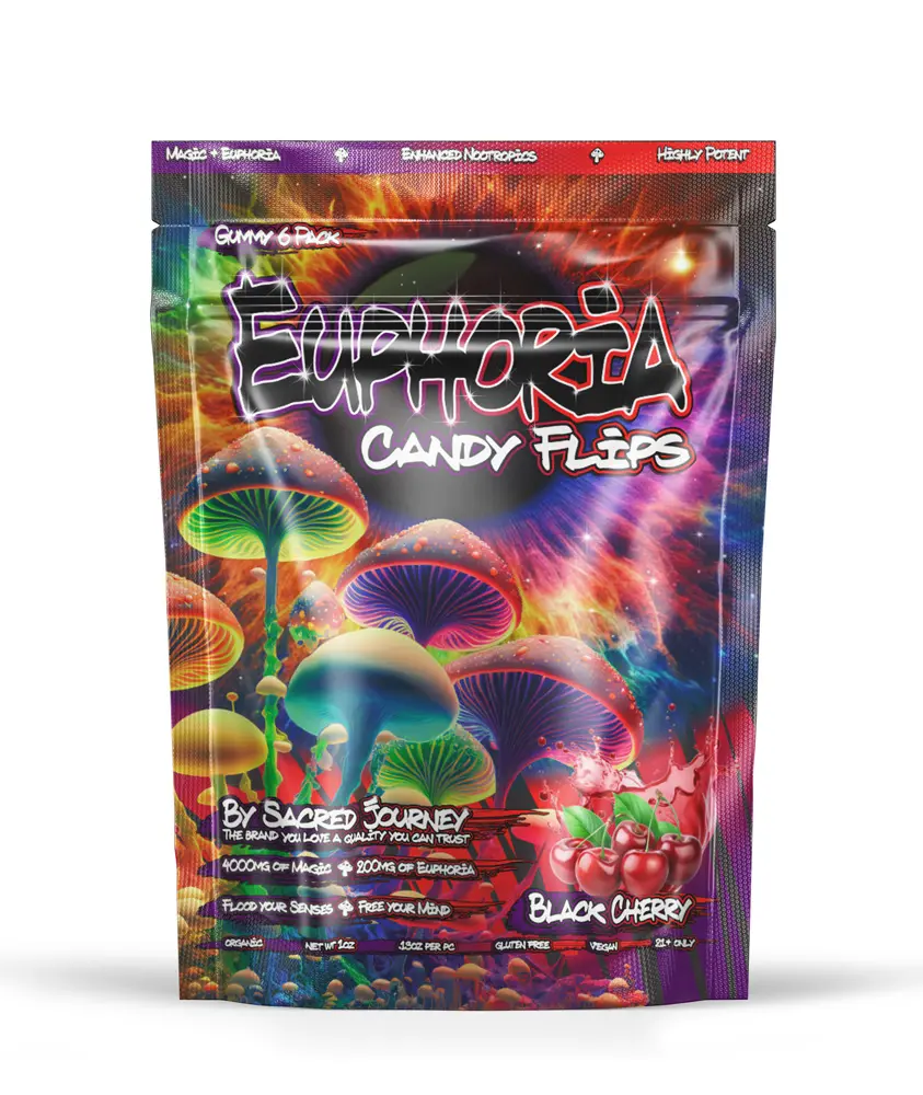 Euphoria Gummies -  Black Cherry (10 per pack)