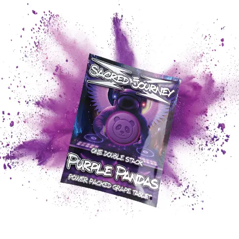 Sacred Journey Flips - Purple Pandas - Power Packed Grape (20 per pack)
