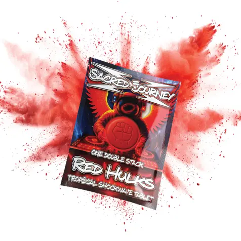 Sacred Journey Flips - Red Hulks - Tropical Shockwave (20 per pack)