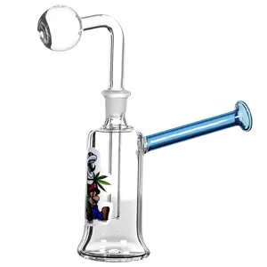 O.B. Water Pipe 1501 7.5" Blue