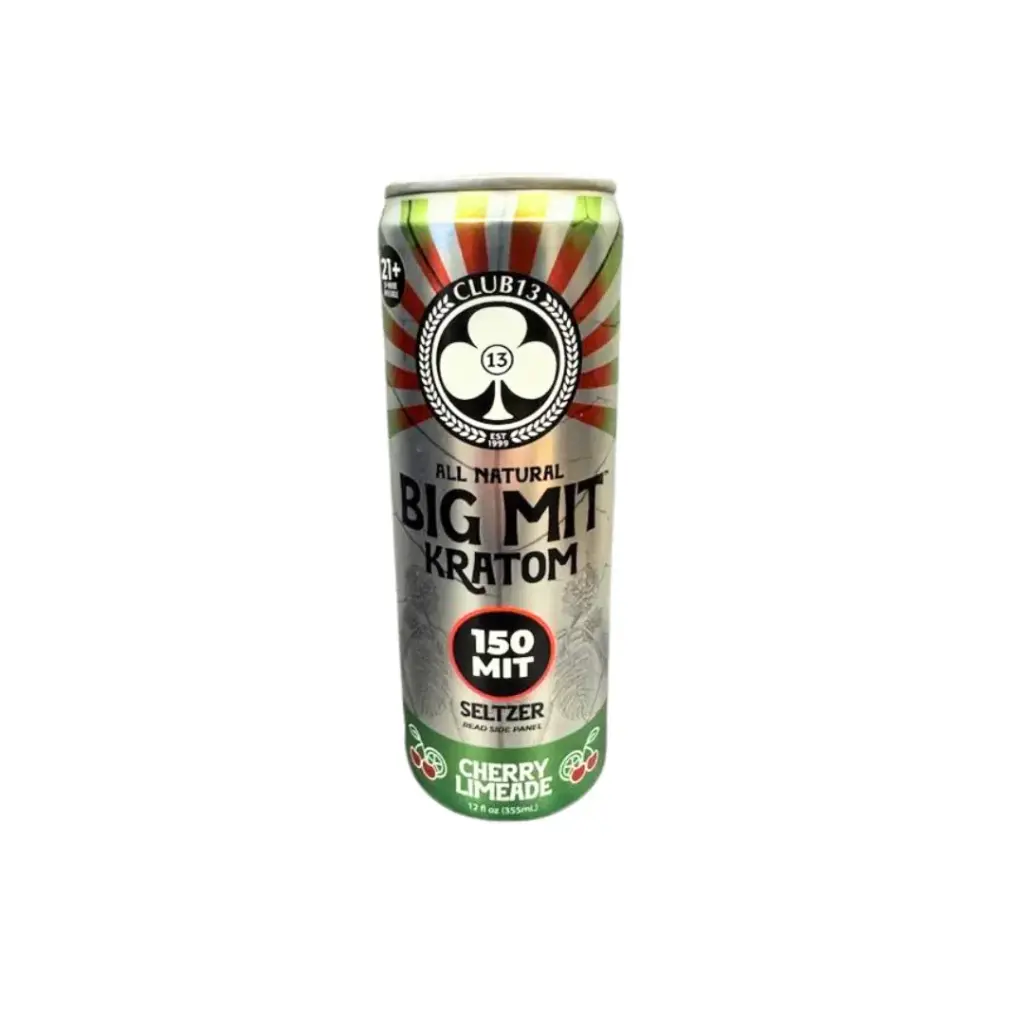 CLUB 13 Kratom Seltzer 150MIT 12oz Cherry Limeade 1ct