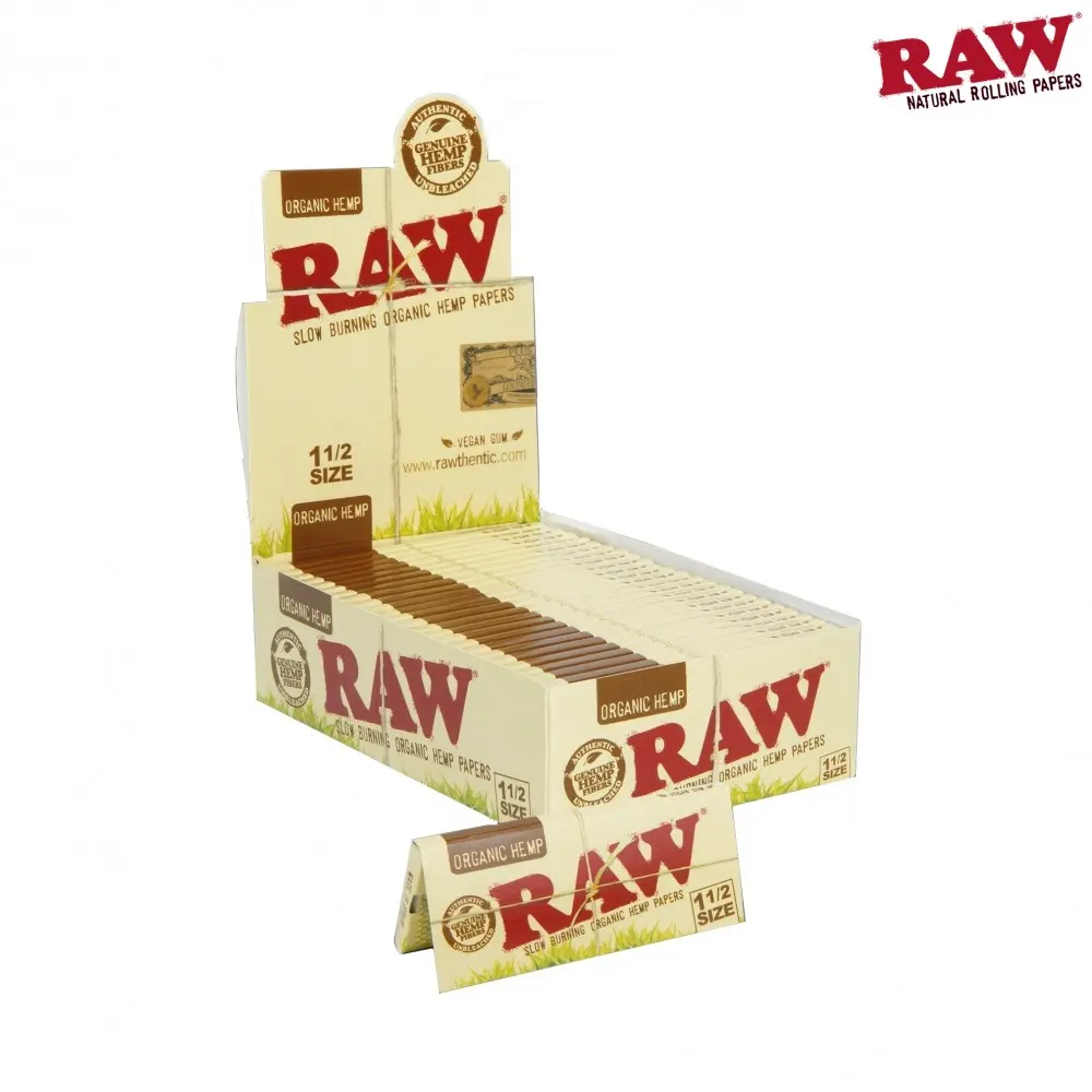 RAW Organic Papers 11/2 Size 25ct