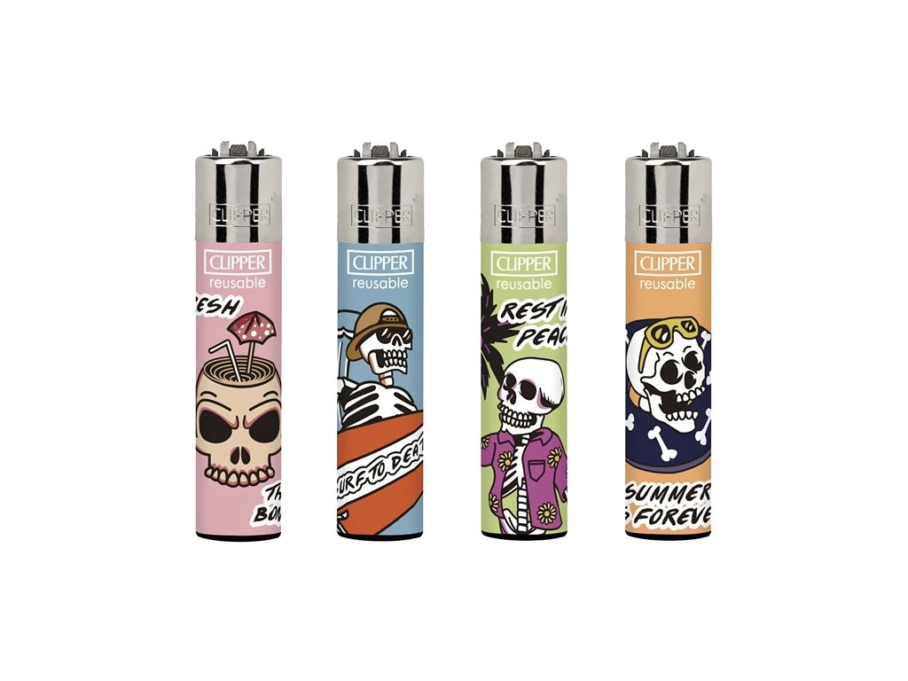 CLIPPER Lighter Summer Skull 48ct