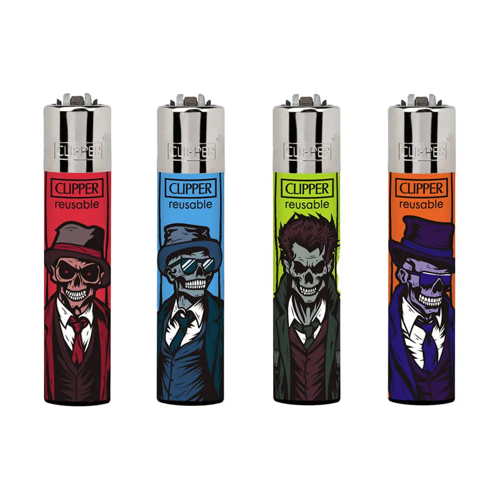 CLIPPER Classic Lighter Zombie Gang 48ct