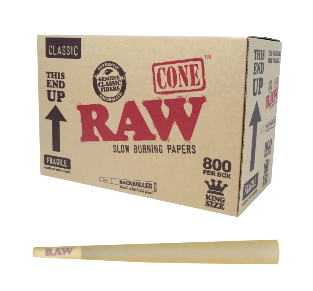 RAW Classic Cones Bulk King Size 800ct