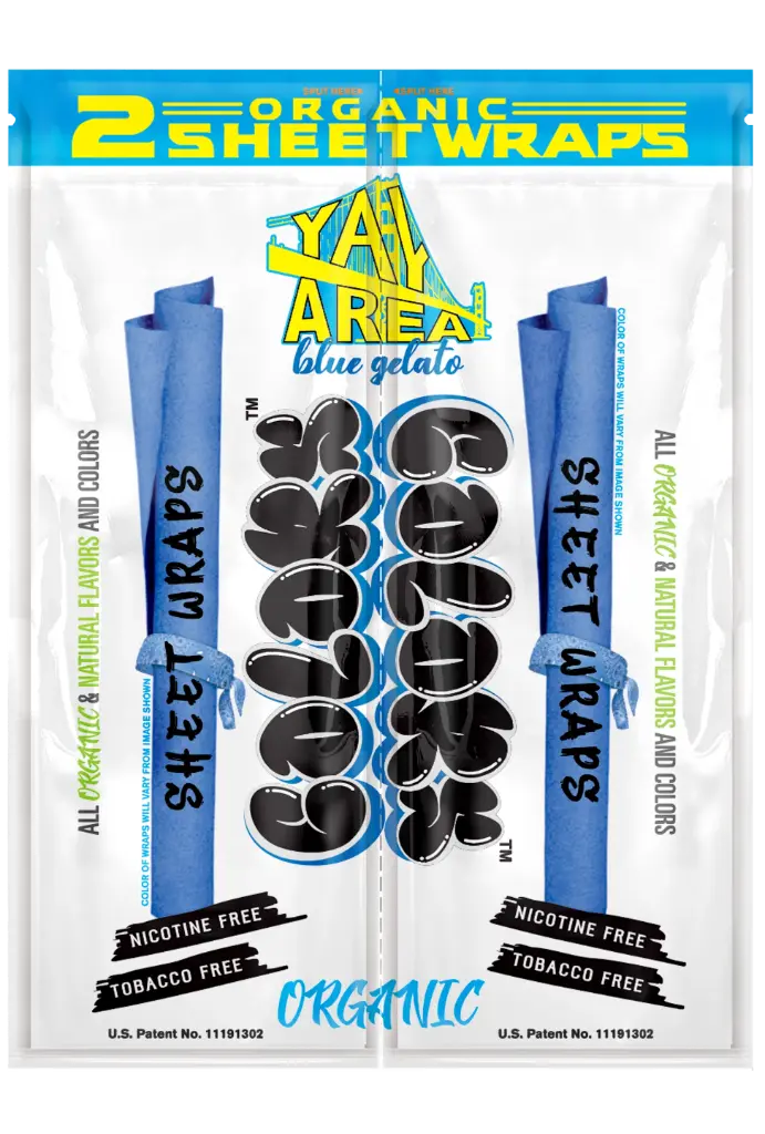 U-NITED COLORS Sheet Wraps Blue Gelato 2/25ct