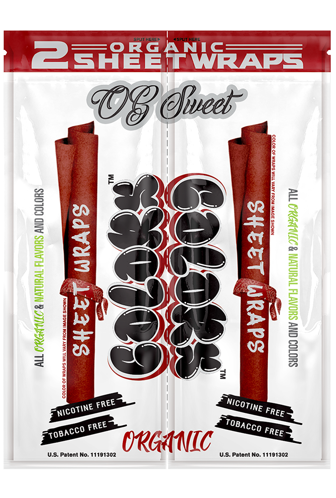 U-NITED COLORS Sheet Wraps OG Sweet 2/25ct