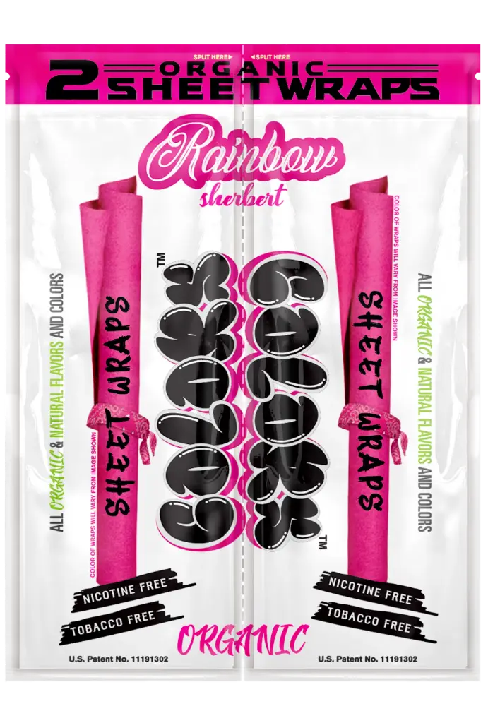 U-NITED COLORS Sheet Wraps Rainbow 2/25ct