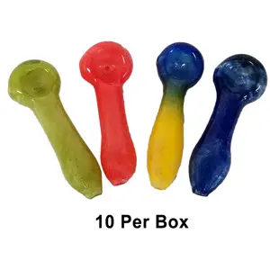 Unbranded Hand Pipe Mix (4820) Glass 2.5" (10 pcs)