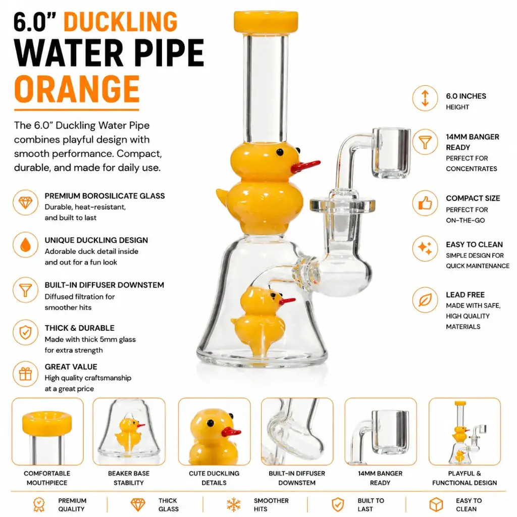 W.P.  6.0" Duckling (7128) - Orange