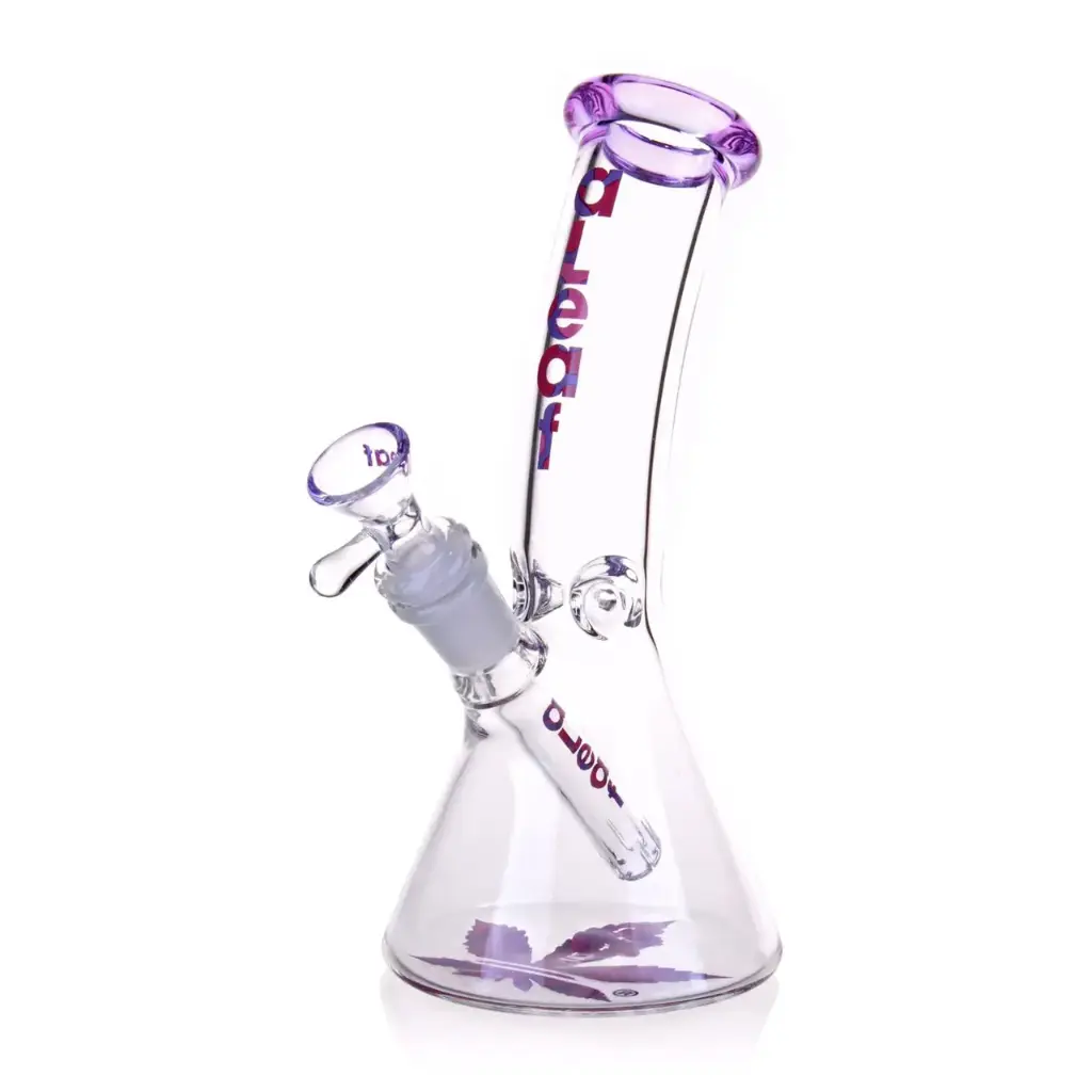 aLeaf Glass 8" ALEAF "THE ESSENTIAL BENT NECK WP PURPLE
