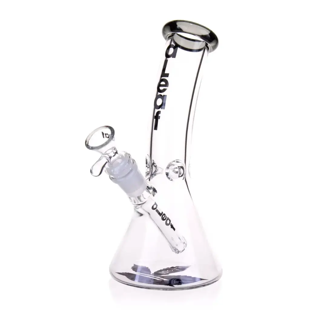 aLeaf Glass 8" ALEAF "THE ESSENTIAL BENT NECK WP SMOKE