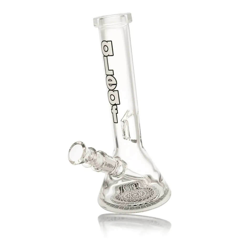 aLeaf Glass 8.5" THE TRIBAL BEAKER - Black