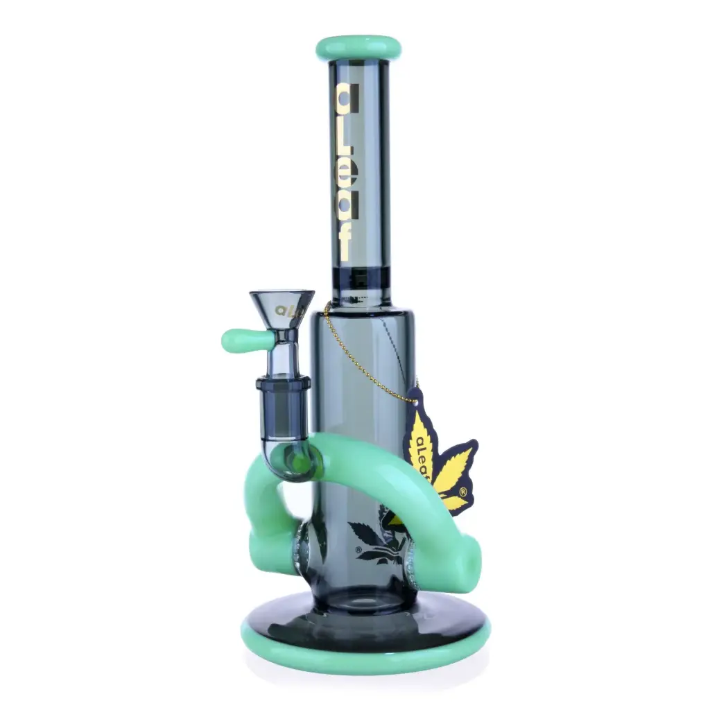 aLeaf Glass 10" ALEAF DOUBLE SIDED HONEY COMB PERC GREEN