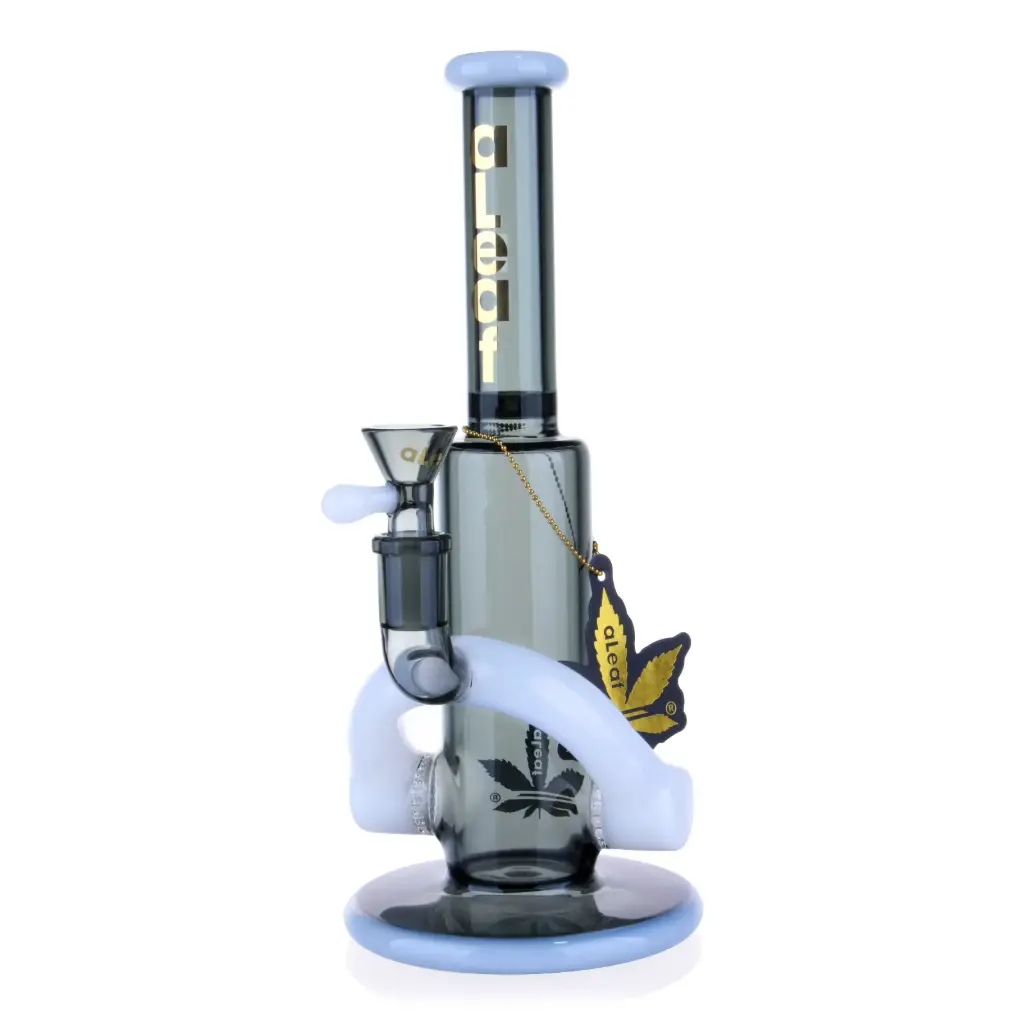 aLeaf Glass 10" ALEAF DOUBLE SIDED HONEY COMB PERC WHITE