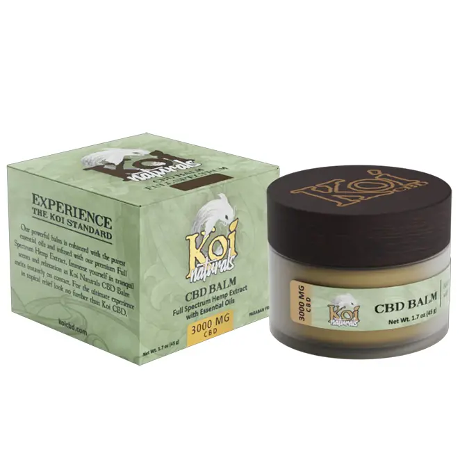Koi Full Spectrum CBD Balm - 3000 mg (1.7 oz jar)