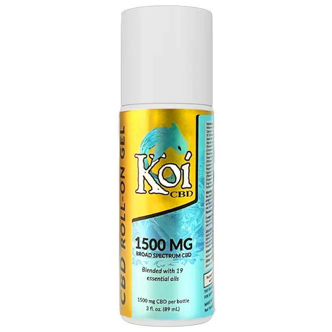 Koi Pain Relieving CBD Roll-On Gel with Menthol 89ML 1500mg