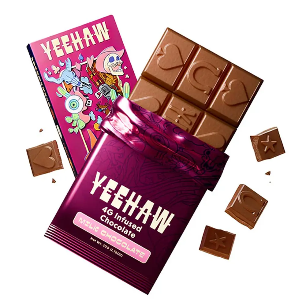 YEEHAW 4g Infused Chocolate Bars - Milk Chocolate