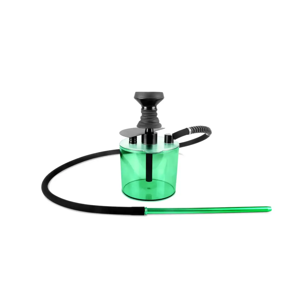 10" VIP  Hookah, Green, RIP Brand, 1 Hose, Color Box