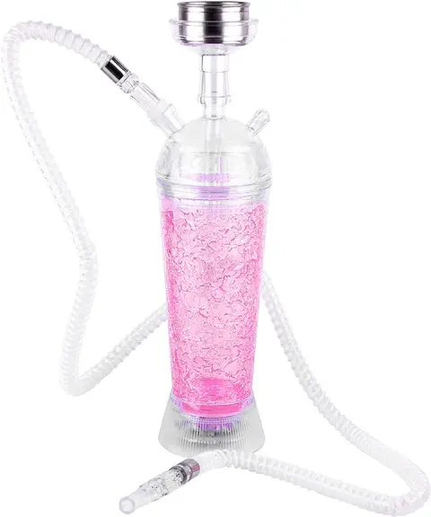 13" DeLite, Pink, RIP Brand, 1 Hose, Color Box, LED Light