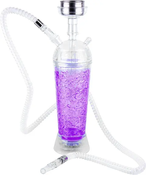 13" DeLite, Purple, RIP Brand, 1 Hose, Color Box, LED Light