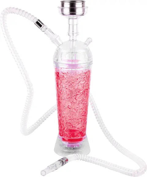 13" DeLite, Red, RIP Brand, 1 Hose, Color Box, LED Light