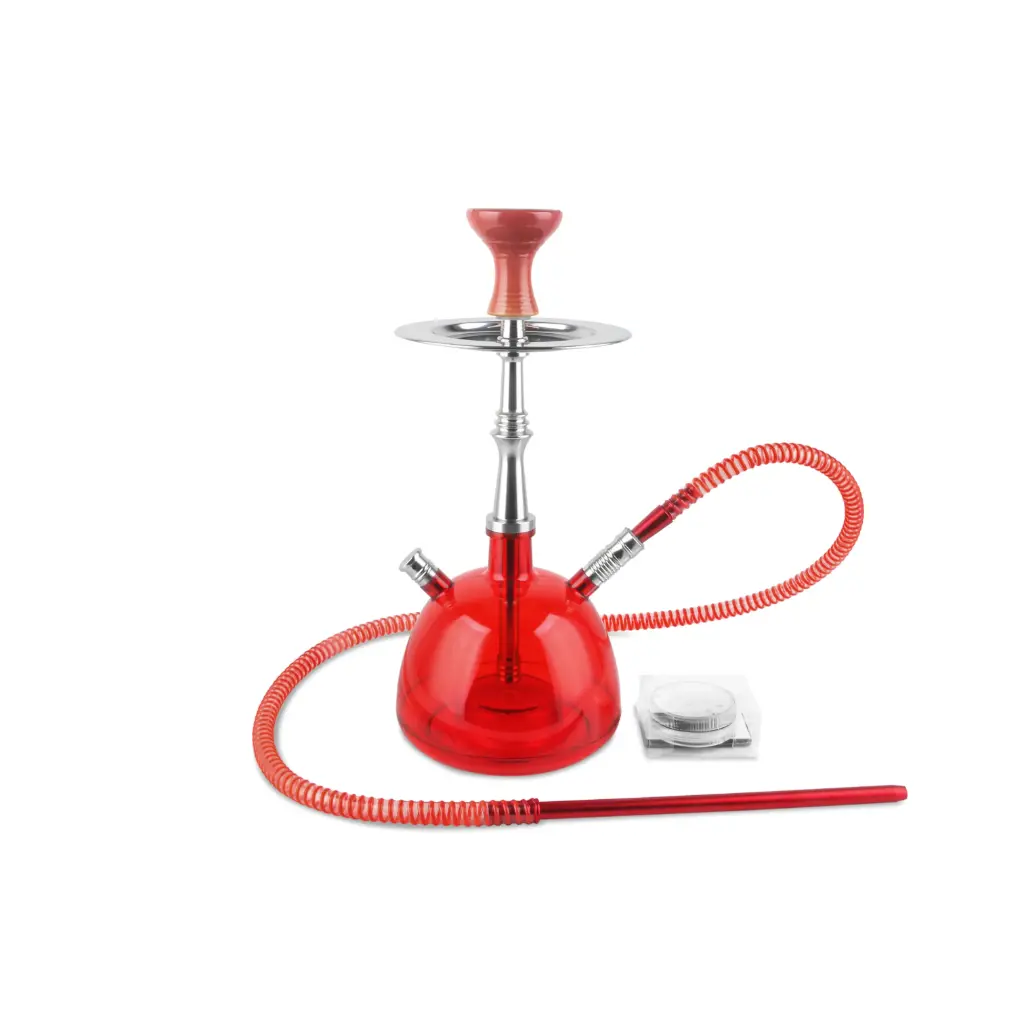 22" SmokeDome, Red, RIP Brand, 1 Hose, Color Box, LED Light