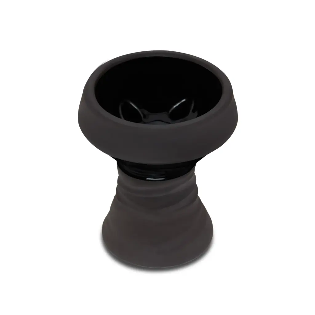 B.Y.O. BlackStone Hookah Bowl, 2 Tone, Black