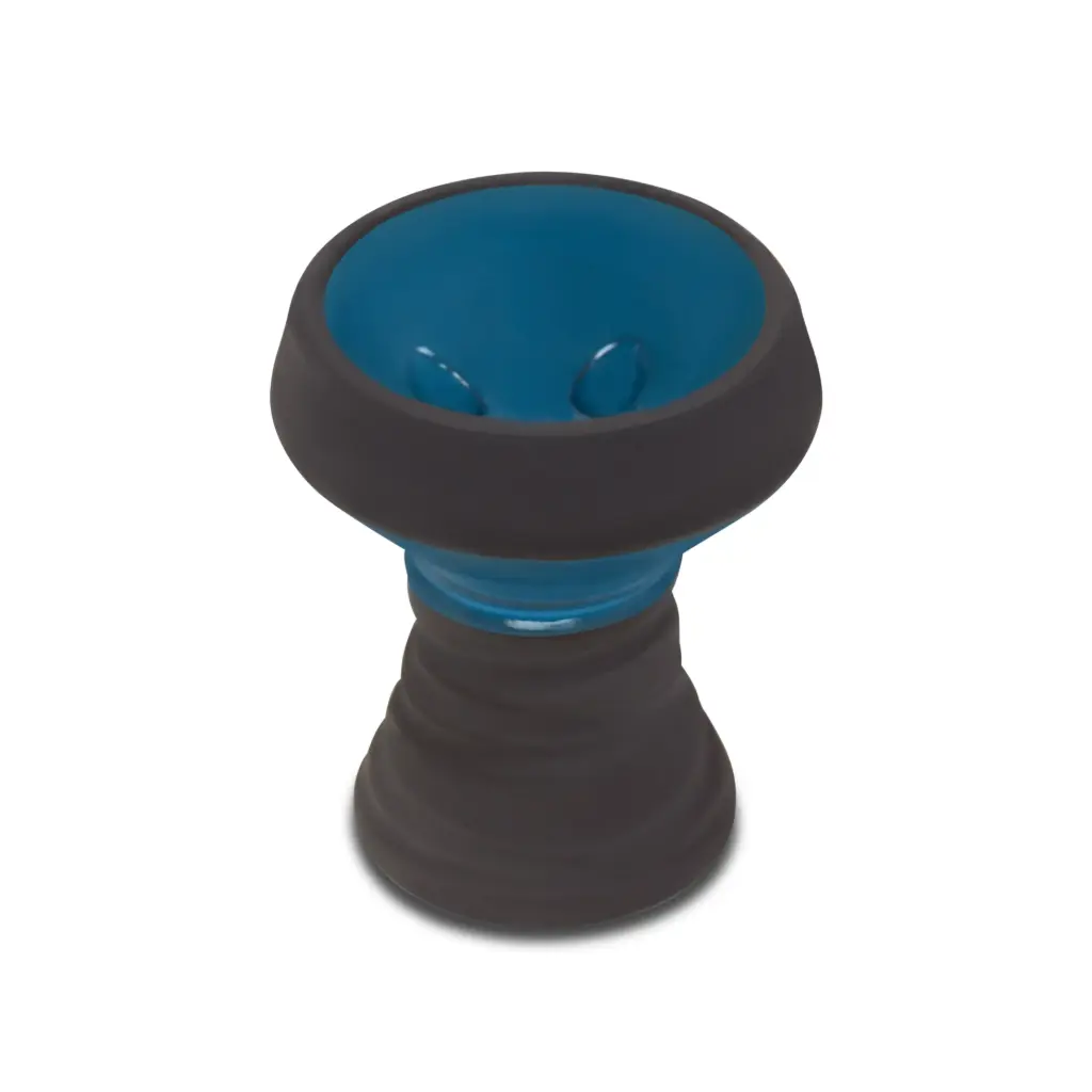 B.Y.O. BlackStone Hookah Bowl, 2 Tone, Blue