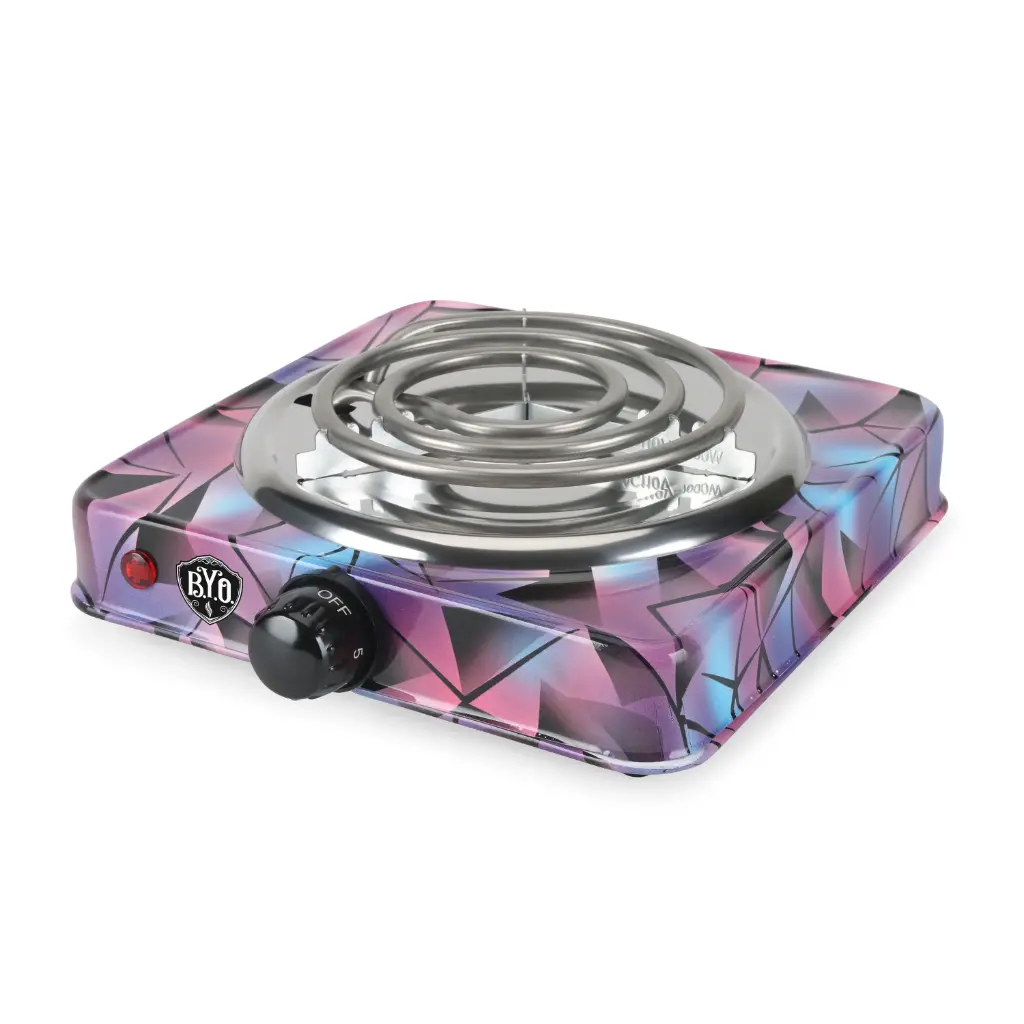 B.Y.O. Electric Hookah Burner Hot Plate, Retro