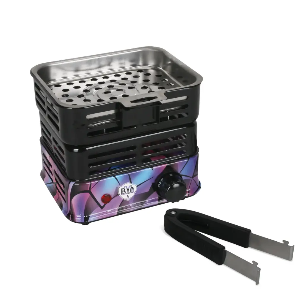 B.Y.O. Heavy Duty Hookah Burner Print, Retro