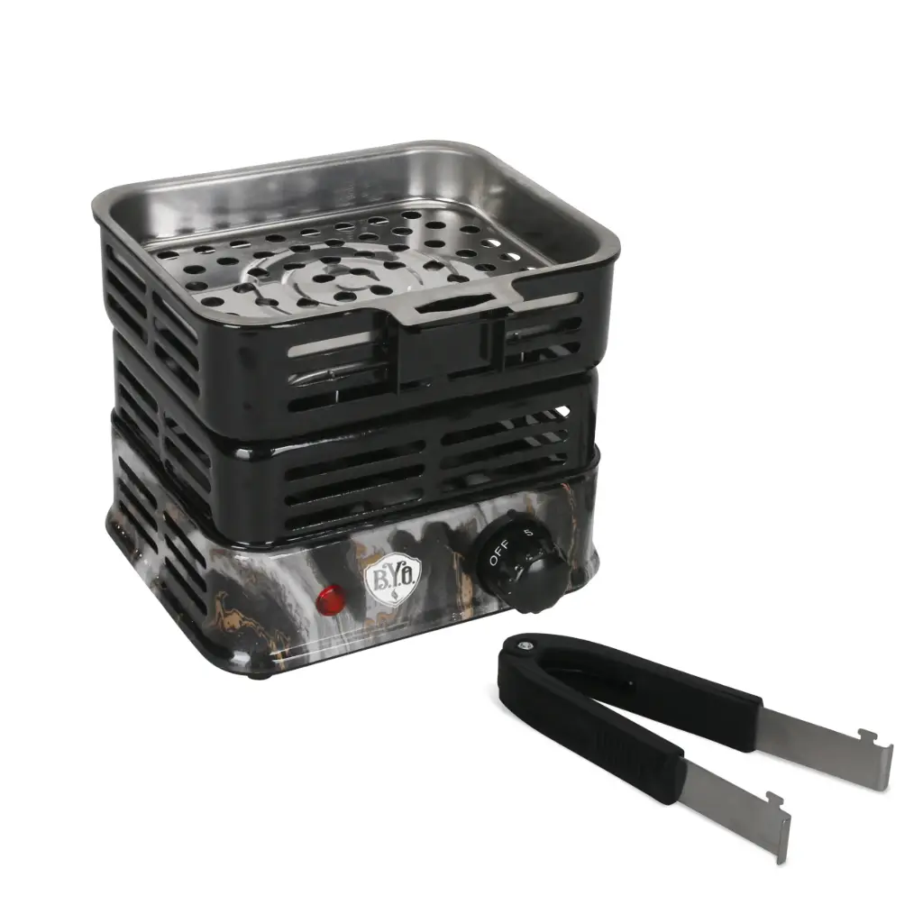 B.Y.O. Heavy Duty Hookah Burner Print, Onyx