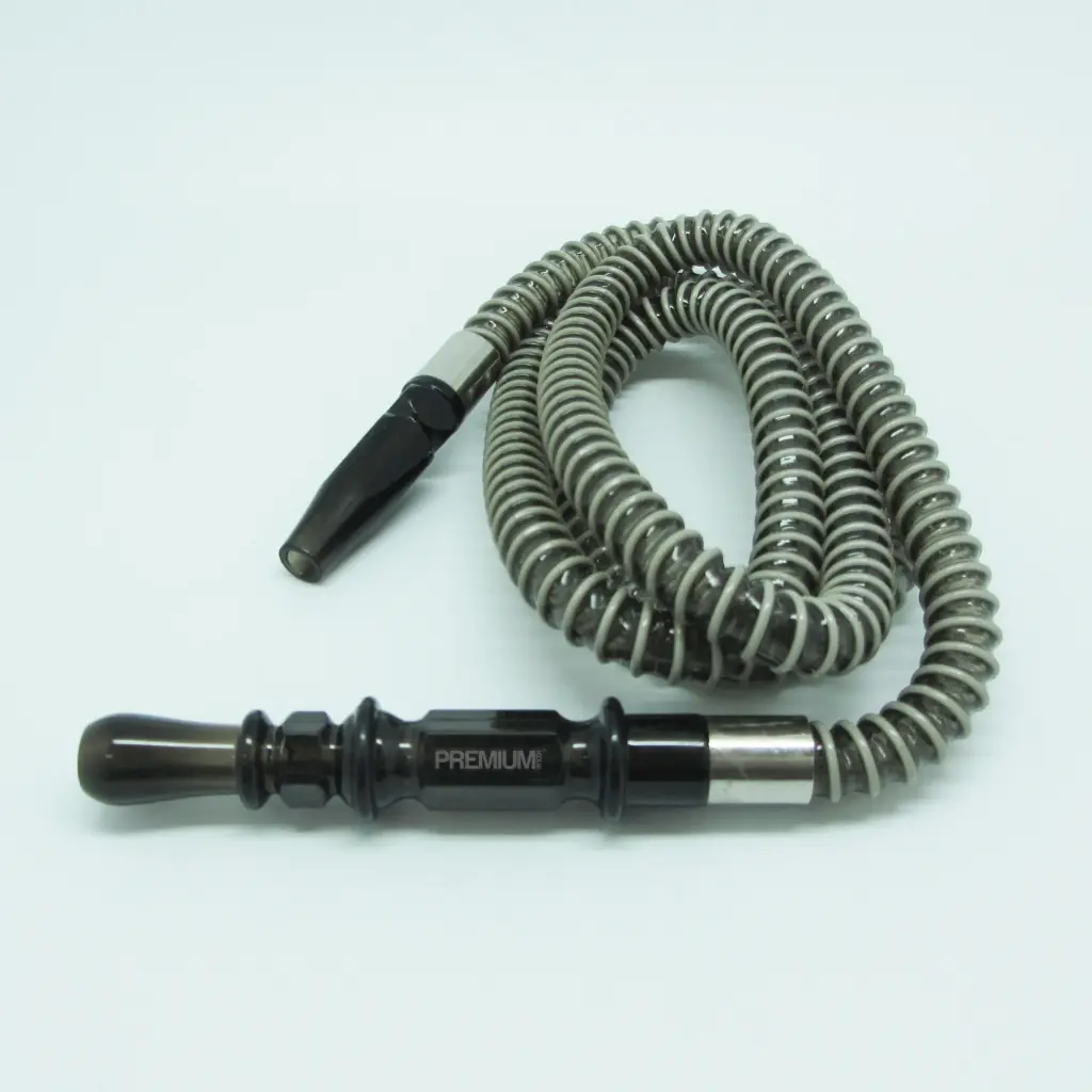 4 ft. Plastic Reusable Hookah Hose, Black