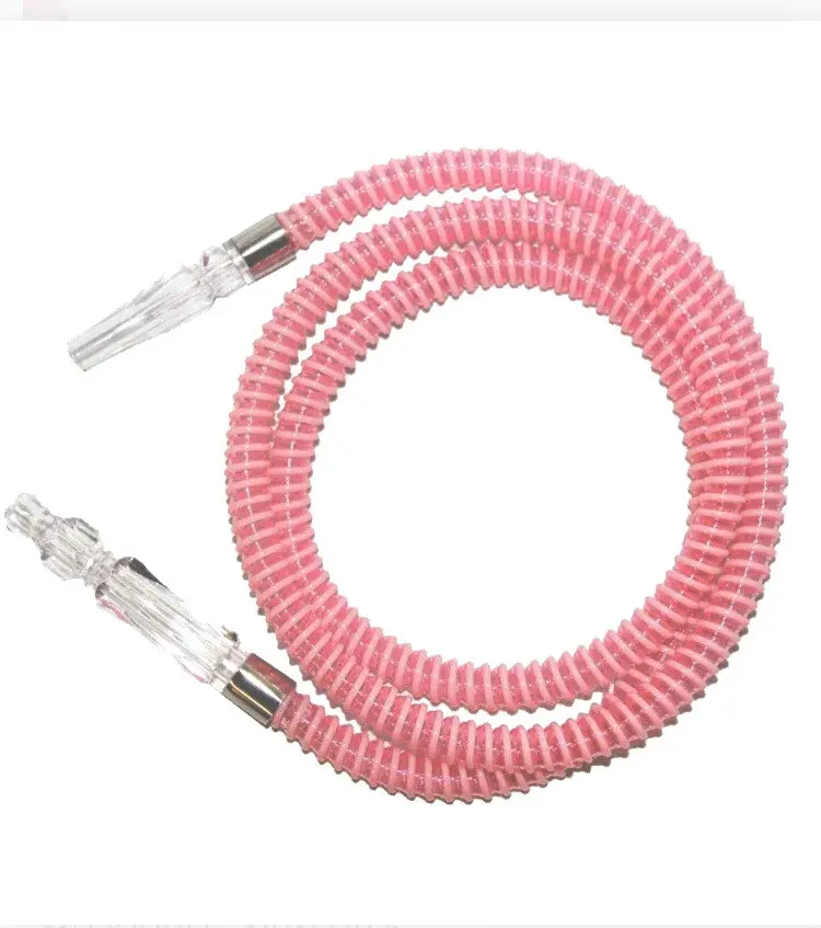 4 ft. Plastic Reusable Hookah Hose, Pink