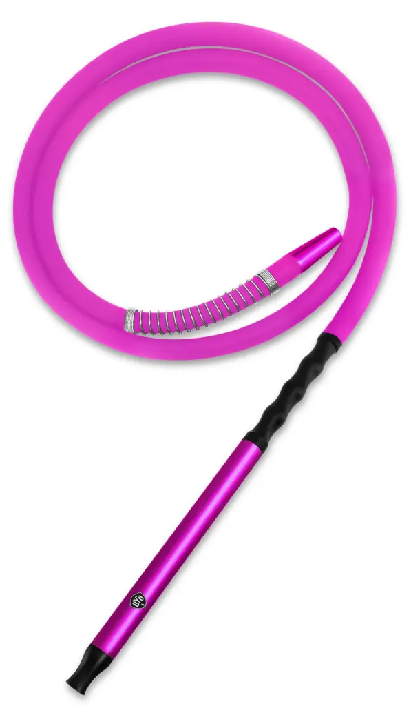 6' Silicone Hose with Color Aluminum Handle, Purple