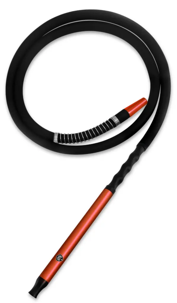 6' Silicone Hose with Color Aluminum Handle, Red