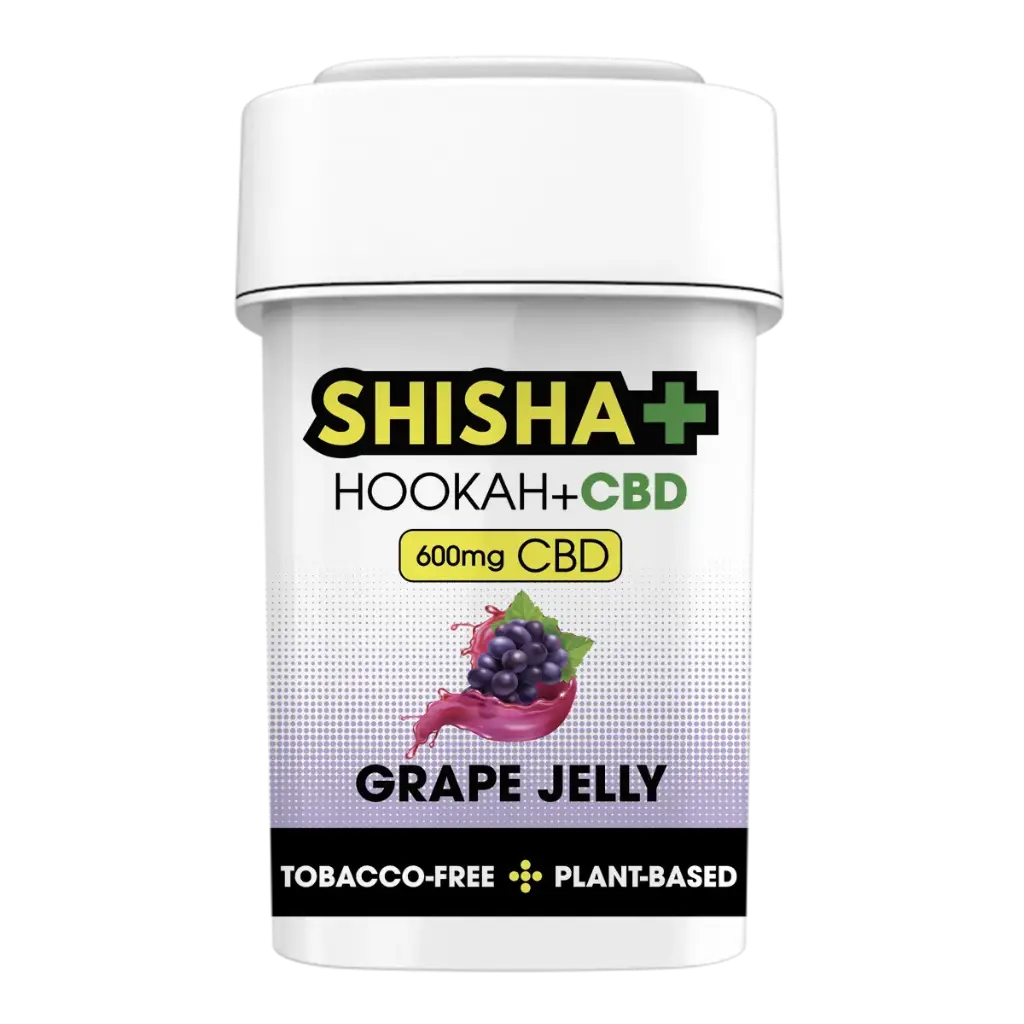 Shisha Plus CBD, Grape Jelly, 100g, 600mg CBD, Herbal Shisha