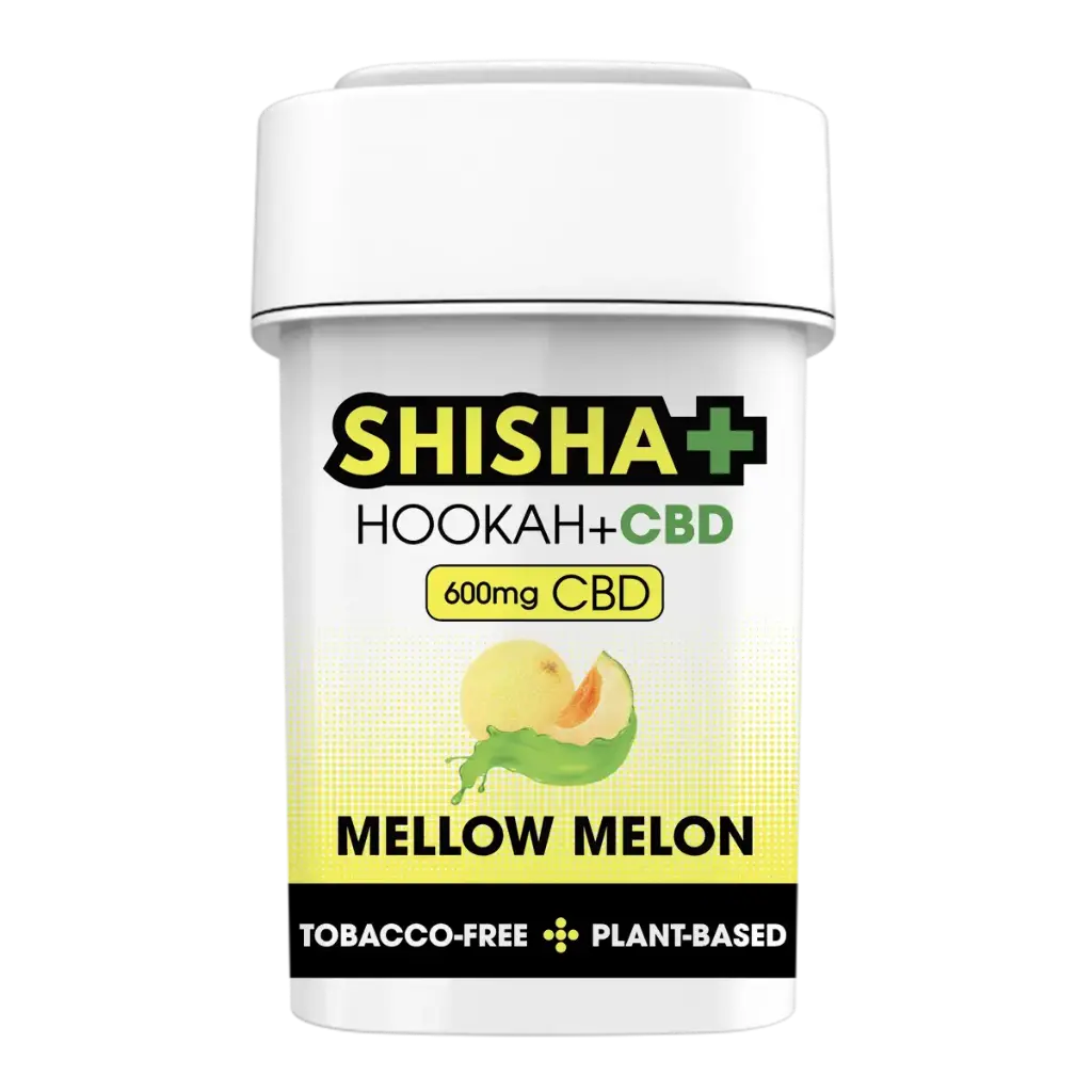 Shisha Plus CBD, Mellow Melon, 100g, 600mg CBD, Herbal Shisha