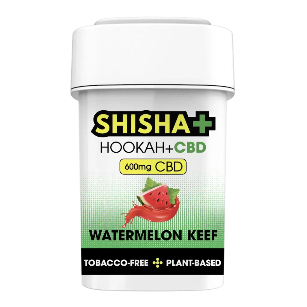 Shisha Plus CBD, Watermelon Keef, 100g, 600mg CBD, Herbal Shisha