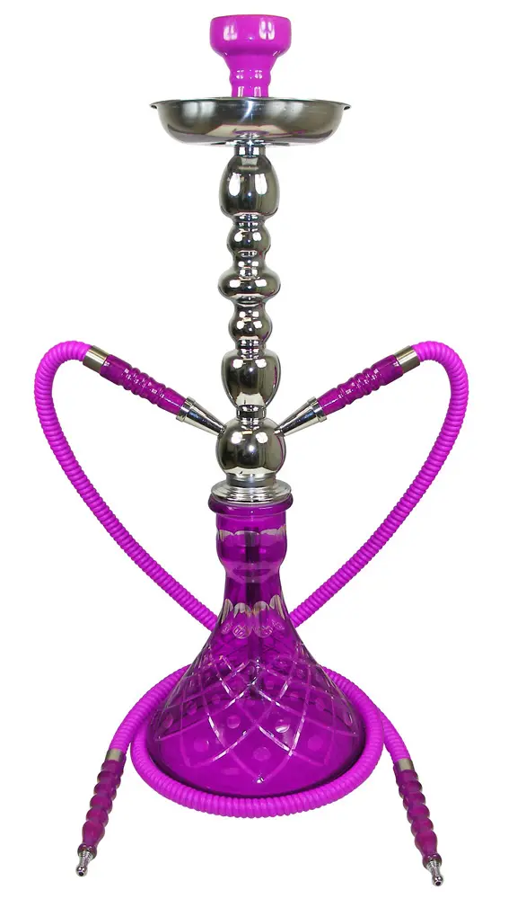24" Ultima Etched, Purple, 2 Hose, Premium Box