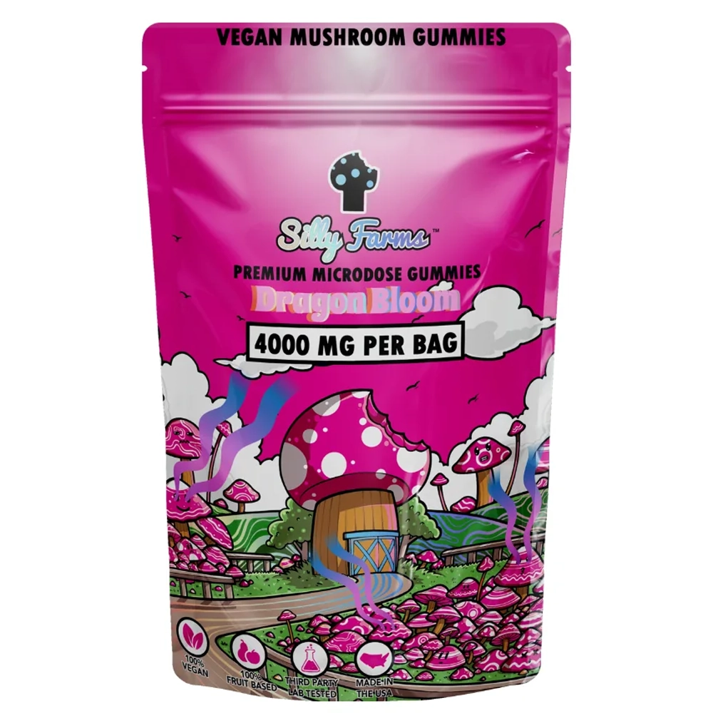 SILLY FARMS Magic Mushroom Gummies Dragon Bloom 10ct