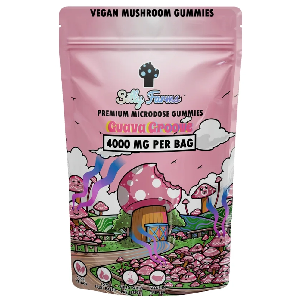 SILLY FARMS Magic Mushroom Gummies Guava Groove 10ct