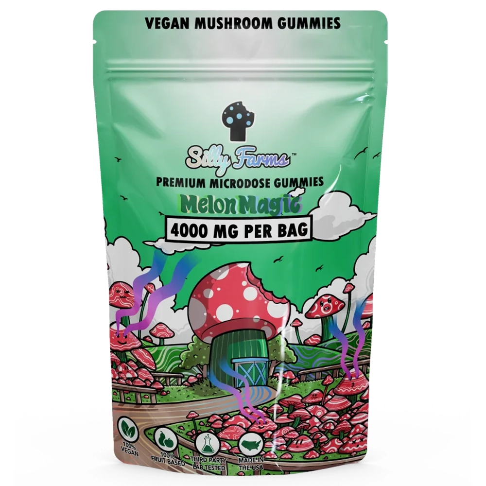 SILLY FARMS Magic Mushroom Gummies Melon Magic 10ct