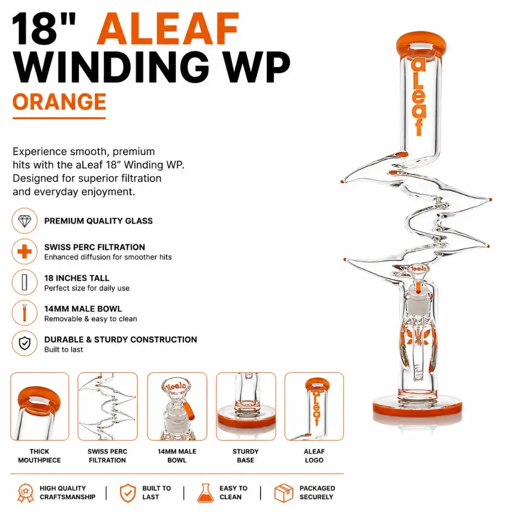 18" ALEAF WINDING WP ORANGE 