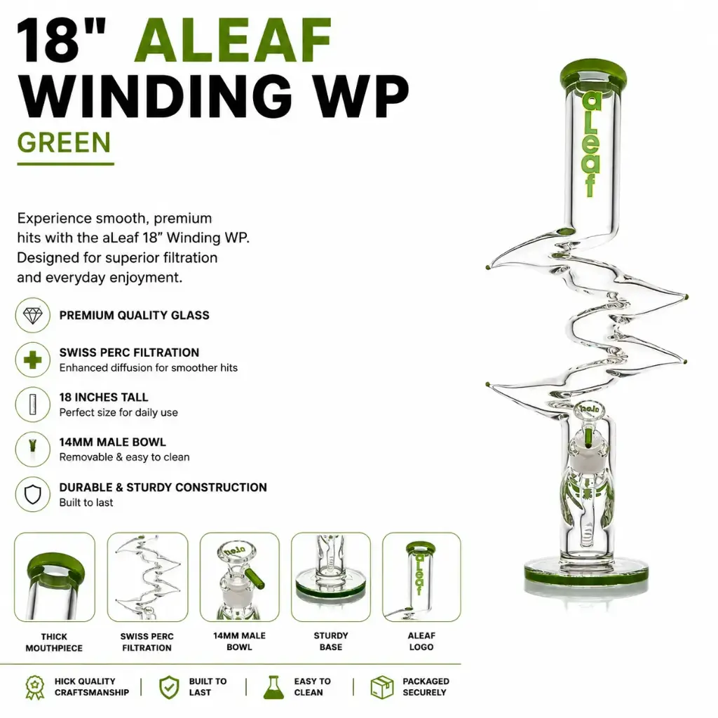 18" ALEAF WINDING WP GREEN