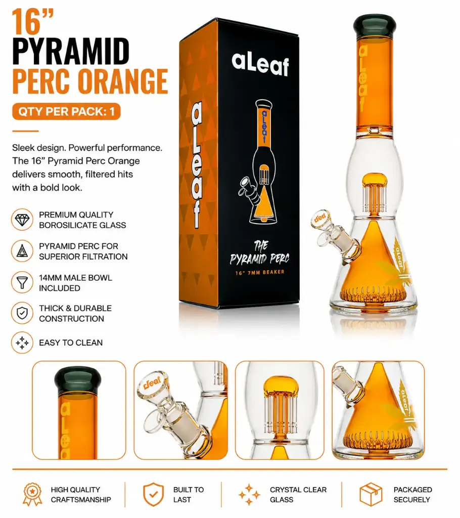 16" PYRAMID PERC ORANGE